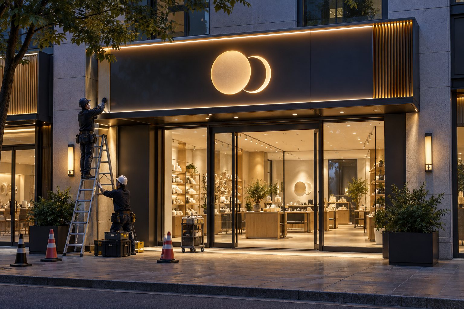 做一套门店招牌大概多少钱？